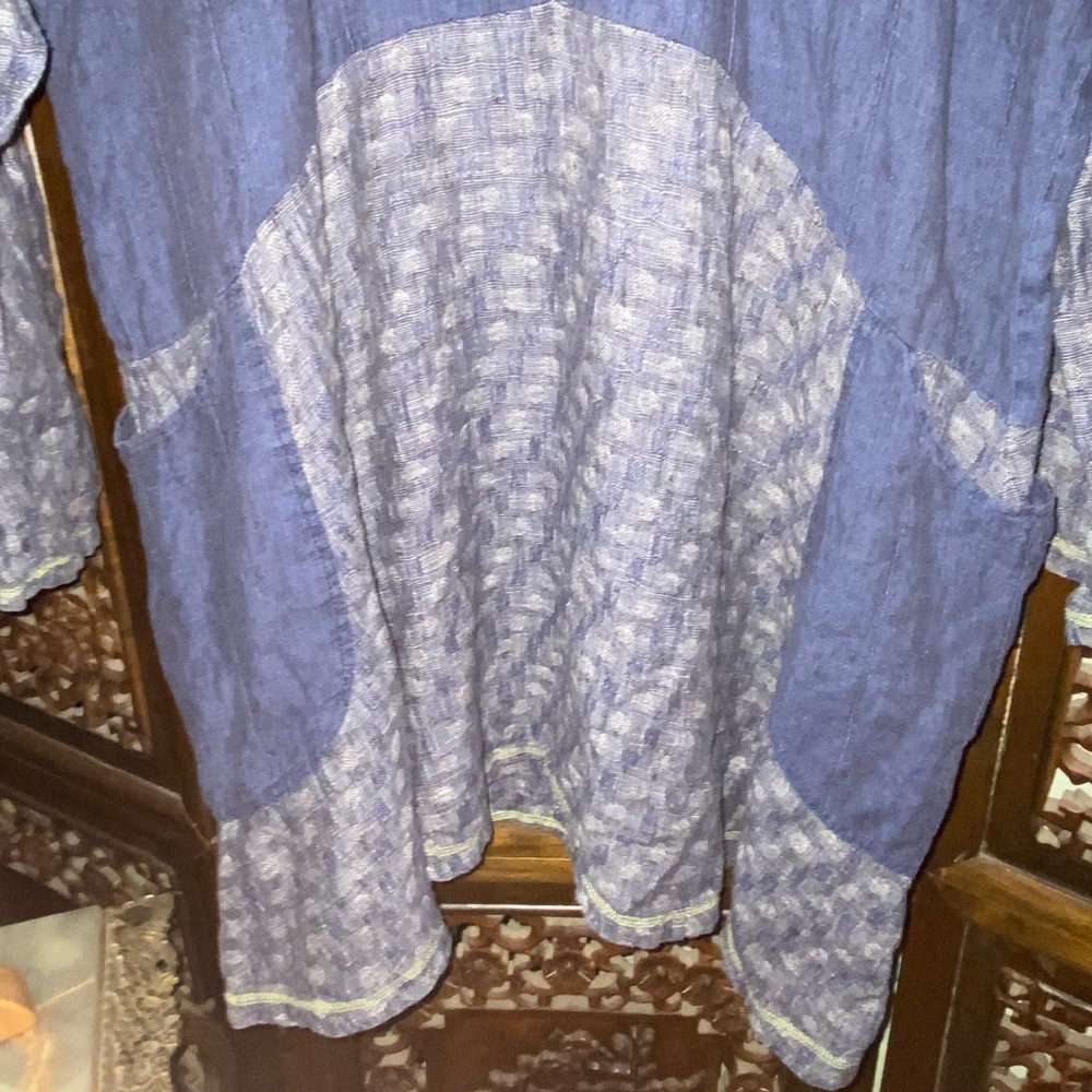 FLAX dress ~ mini tunic ~ Large - Picture 5 of 8